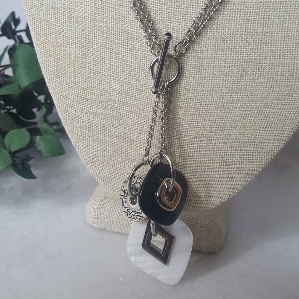 Long Toggle Pendant Necklace - image 4